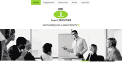 Desktop Screenshot of leanlogisztika.hu