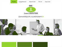 Tablet Screenshot of leanlogisztika.hu